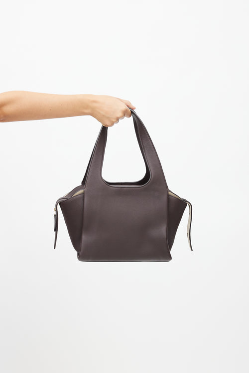 The Row Brown TR1 Leather Bag