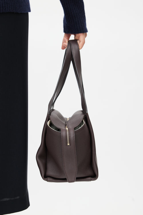 The Row Brown TR1 Leather Bag