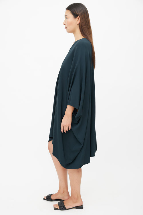 The Row Dark Green Iona Caftan