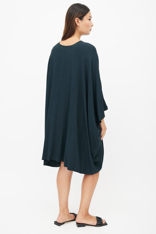 The Row Dark Green Iona Caftan