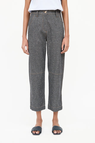 Brunello Cucinelli Wool FX Denim Pant