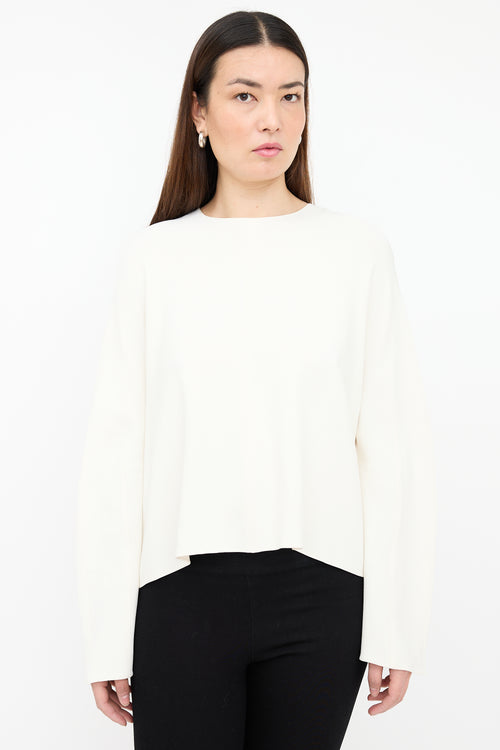 The Row Drop Shoulder Blouse