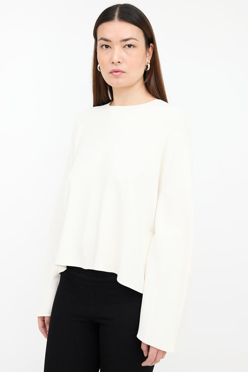 The Row Drop Shoulder Blouse