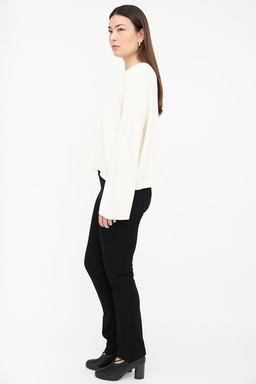 The Row Drop Shoulder Blouse