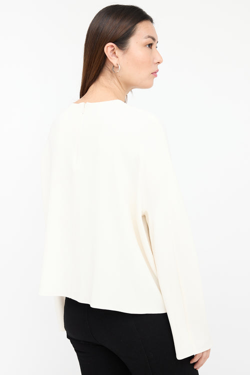 The Row Drop Shoulder Blouse