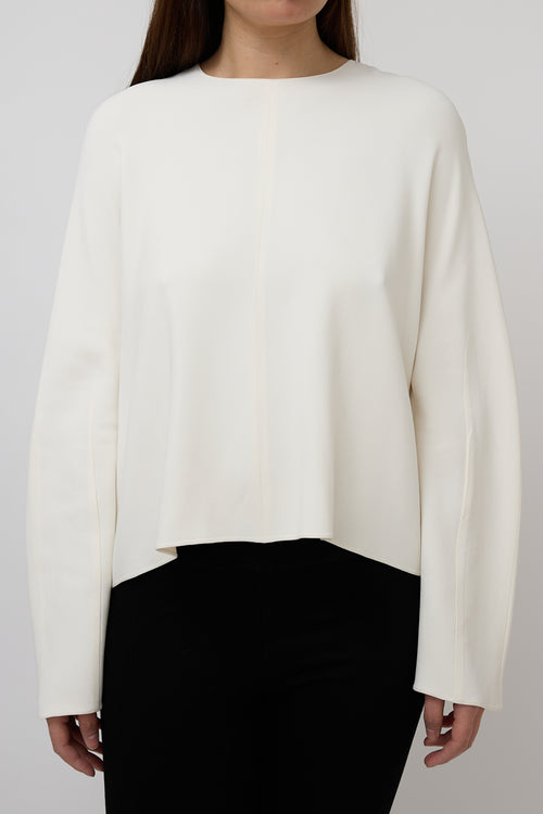 The Row Drop Shoulder Blouse