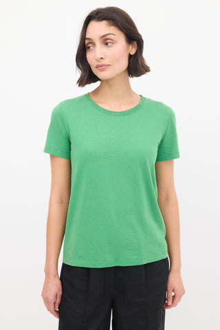 The Row Green Cotton Tori T-Shirt