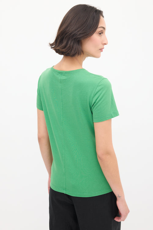 The Row Green Cotton Tori T-Shirt