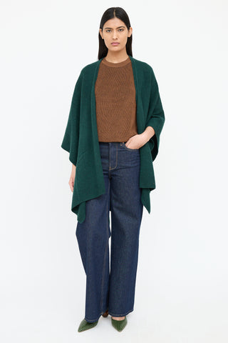 The Row Knit Cape Sweater