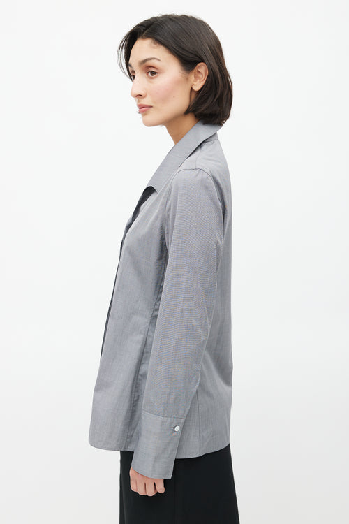 The Row Grey French Cuff Shirt