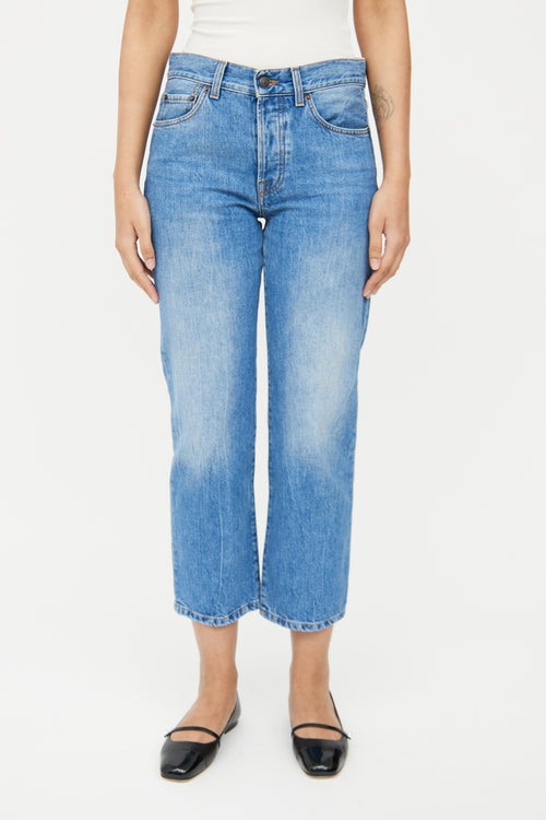 The Row Light Wash Faded Jean