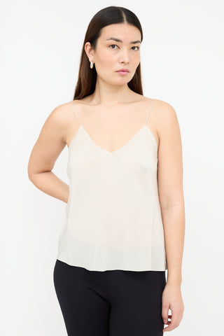 The Row Silk Camisole Top