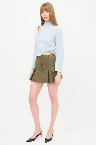 The Frankie Shop Pleated Cargo Skirt