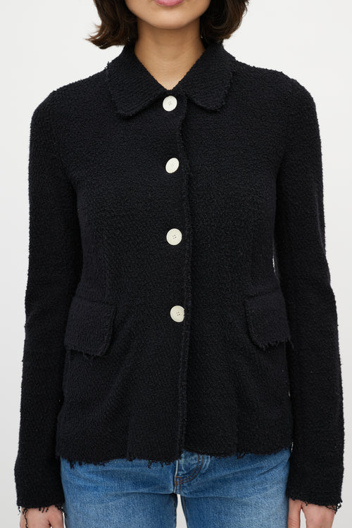 The Row Black Boucle Annica Jacket