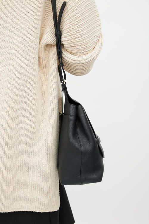 The Row Black Sideby Leather Bag