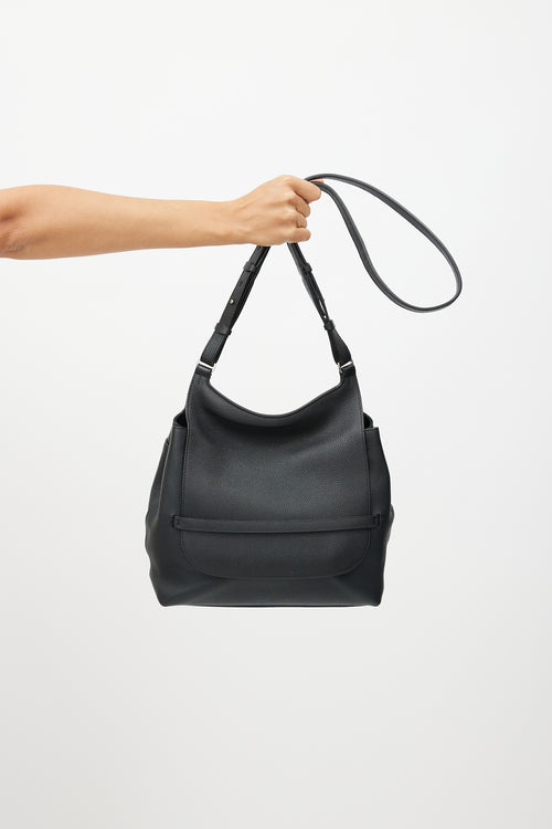 The Row Black Sideby Leather Bag