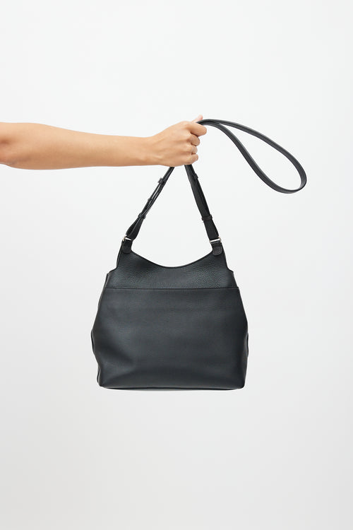 The Row Black Sideby Leather Bag