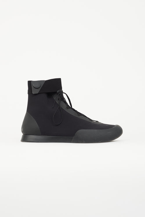 The Row Black Neoprene TR Sneaker