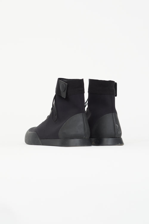 The Row Black Neoprene TR Sneaker