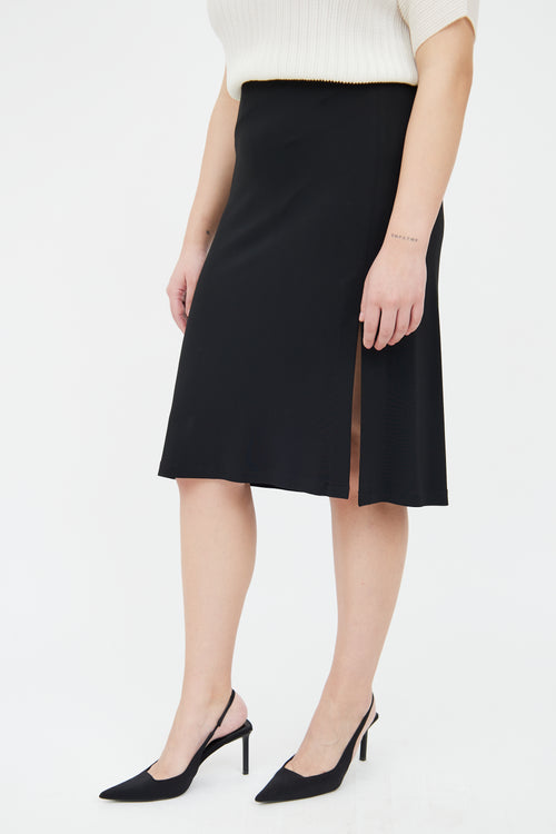 Black Midlength Skirt The Row