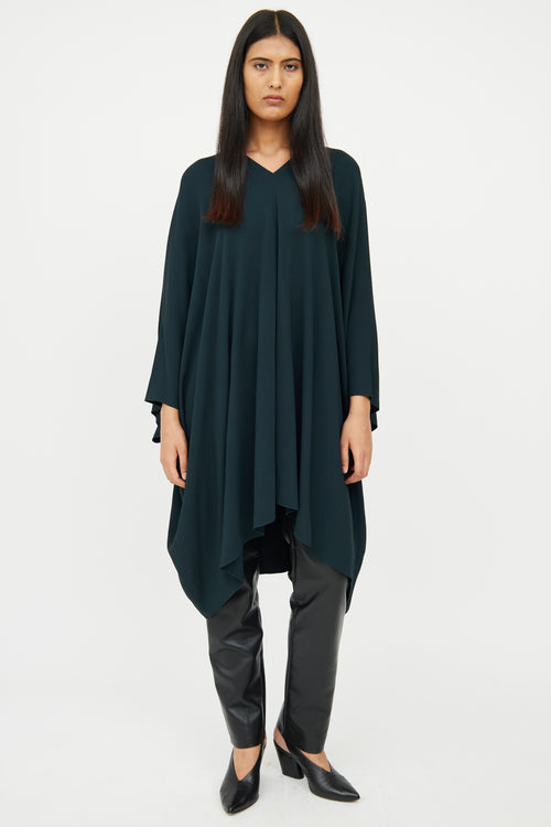 The Row Dark Green Iona Caftan