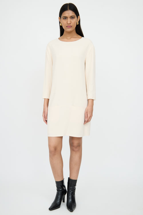 The RowCream Pocket Short  Dress