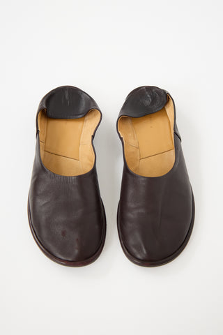 The Row Leather Canal Flat