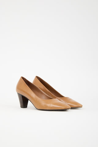 The Row Leather Charlotte Pump