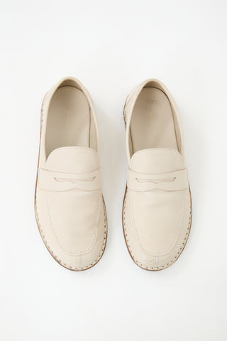 The Row Leather Cary Loafer