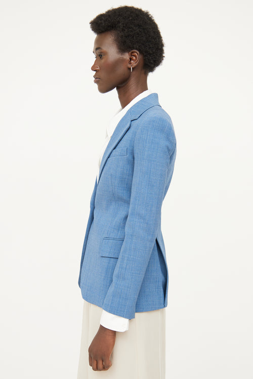 Theory Blue Wool Blend Blazer