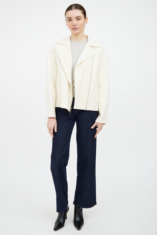 Theory Cream Wool Jacket