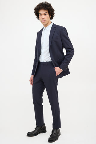 Theory Wool Slim Leg Trouser