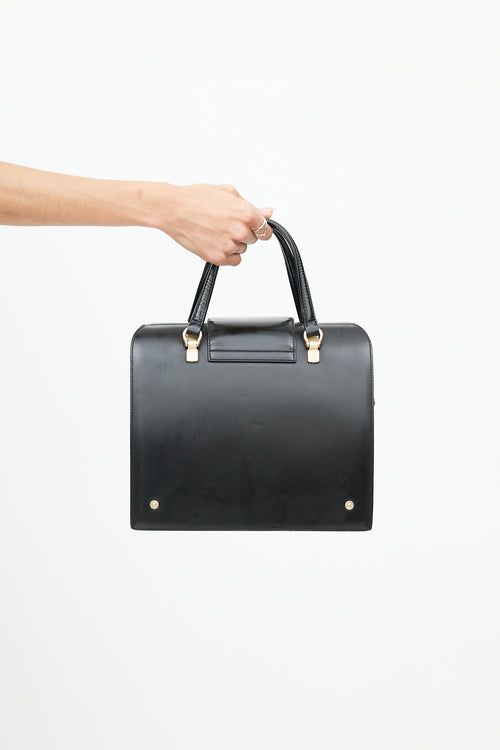 Thom Browne Black 
Gold Mr. Thom Bag