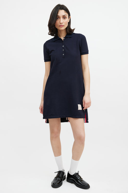 Thom Browne Navy Polo Dress