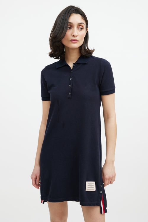 Thom Browne Navy Polo Dress