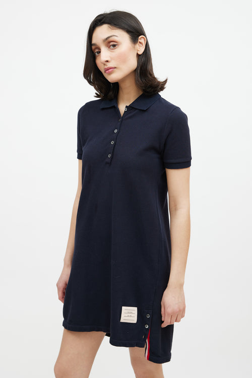 Thom Browne Navy Polo Dress