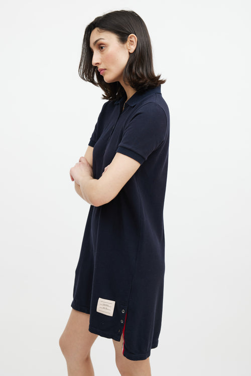 Thom Browne Navy Polo Dress