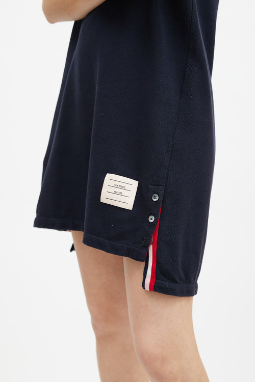 Thom Browne Navy Polo Dress