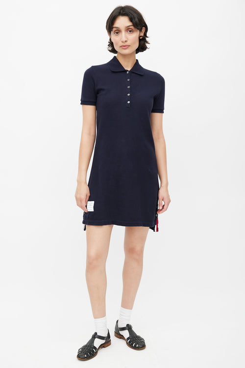 Thom Browne Navy Polo Dress