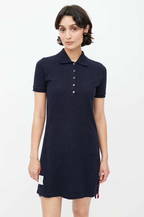 Thom Browne Navy Polo Dress