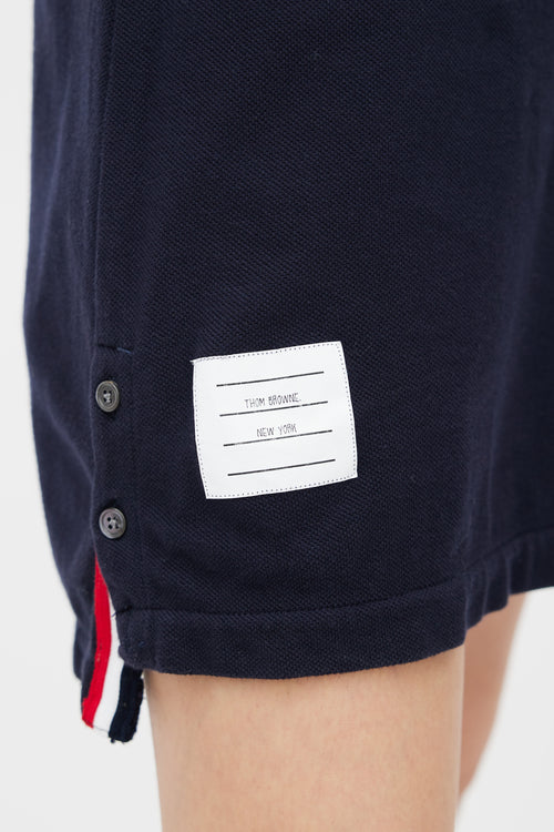 Thom Browne Navy Polo Dress