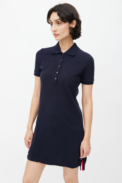 Thom Browne Navy Polo Dress