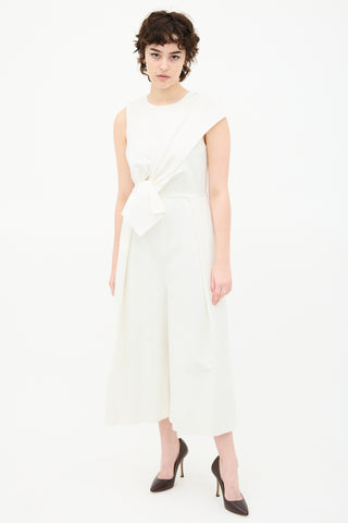 Tibi Agathe Bow Jumpsuit