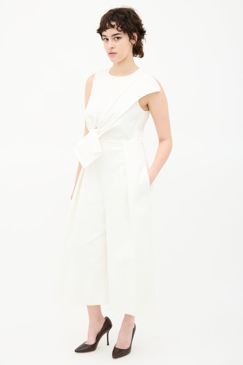 Tibi Agathe Bow Jumpsuit