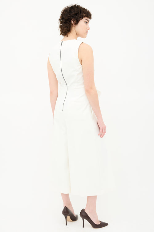 Tibi Agathe Bow Jumpsuit