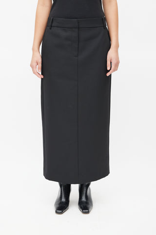 Tibi Black Pencil Skirt