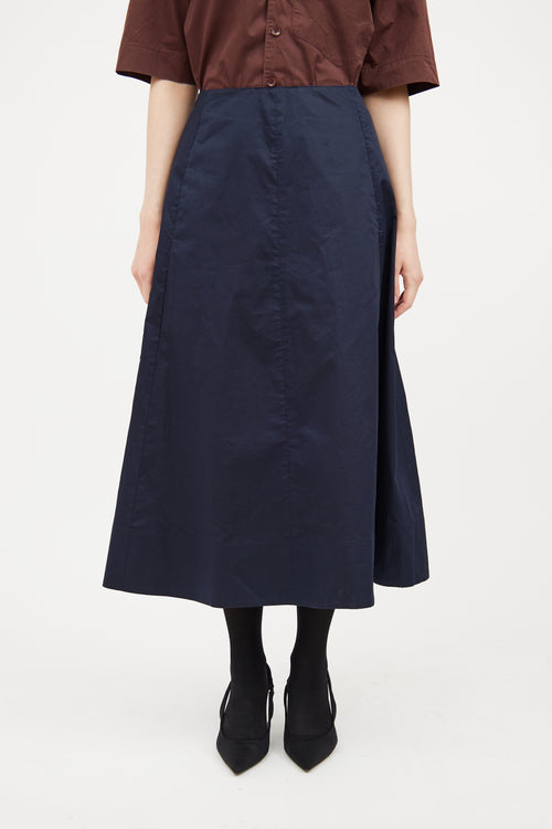 A-Line Midi Skirt