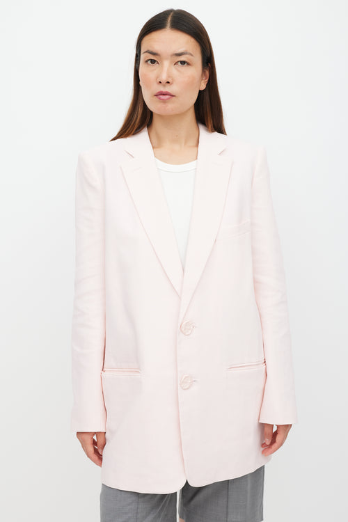 Tibi Pink Three Pocket Blazer