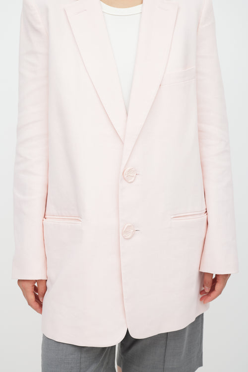 Tibi Pink Three Pocket Blazer