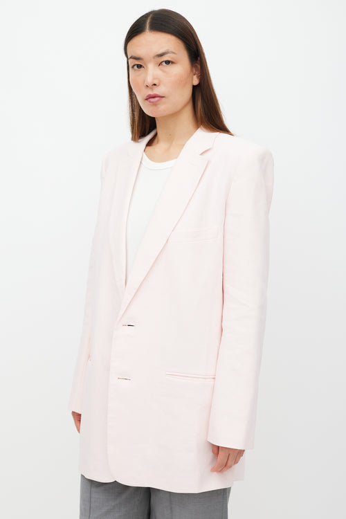 Tibi Pink Three Pocket Blazer